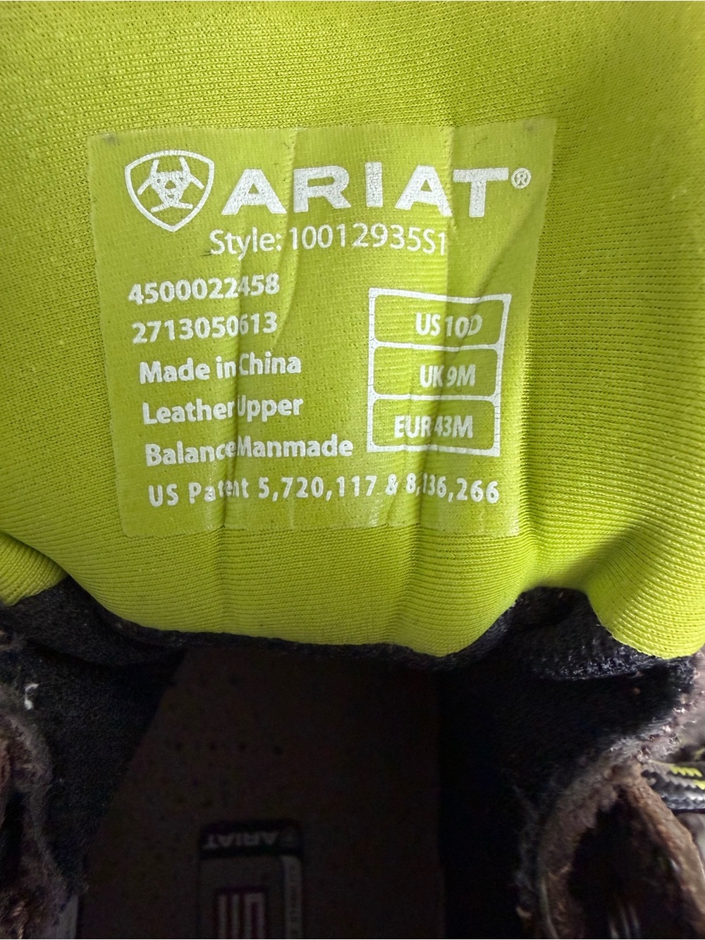 Ariat Waterproof Hiking Boots - 10D - Picture 7 of 7